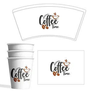 Excellent quality PE coated raw material paper cup fan for drink paper cup