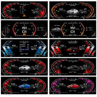 Untuk 1Series 120i E81 E82 E87 E88 2005-2012 Panel Instrumen Digital Multi UI Theme Carplay Android Perlengkapan Retrofit Kendaraan