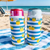 Manchons isothermes pliables en néoprène pour bière, 12 oz, pour bouteilles et canettes, personnalisables, modèles slim et stubby