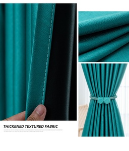 <span class=keywords><strong>Cortinas</strong></span> <span class=keywords><strong>Modernas</strong></span> Nórdicas de Alta Opacidad, Tejidas, Gruesas, con Diseño de Lámina, Tipo Ojal, Aislamiento Térmico <span class=keywords><strong>para</strong></span> <span class=keywords><strong>Sala</strong></span> de Estar - Product Image 4