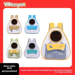 Công Suất Lớn Mèo Ba Lô Đôi Vai Vật Nuôi Túi Dây Kéo Thời Trang Tam Giác Oxford Xách Tay Túi Xách Cho Ngoài Trời Rắn Động Vật - Product Image 5