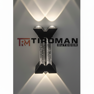 Moderna lampada da parete a LED calda corpo in cristallo bianco telecomando per decorazioni per la casa e soluzioni di illuminazione in camera da letto e soggiorno - Product Image 1