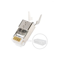 Konektor Ethernet RJ45 Konektor Modular Crimp Ethernet Colokan Cat8
