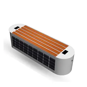 Banc intelligent de haute qualité avec produit à énergie solaire fournisseur doré banc solaire extérieur yeroo