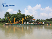 Machine de dragage de sable, dragueuse à coupe et aspiration pour l'extraction d'or, dragueuses de sable pour l'extraction d'or