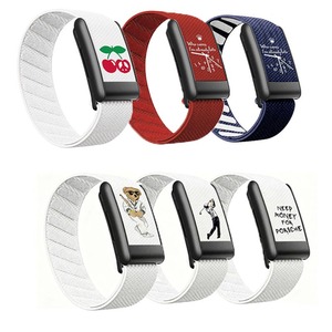 Bracelets de montre sportifs ajustables en nylon tissé imprimé sur mesure de 24 mm pour le tracker d'activité Whoop 5.0 - Product Image 5