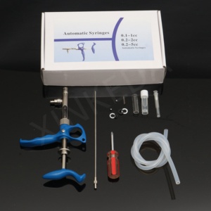 Iniettore Automatico per Pollame, Bestiame, Pecore, Maiali, Mucche, Cani, 0.1-1CC 0.2-2CC, Siringa per Dosaggio Continuo, Vaccinatore Veterinario - Product Image 6