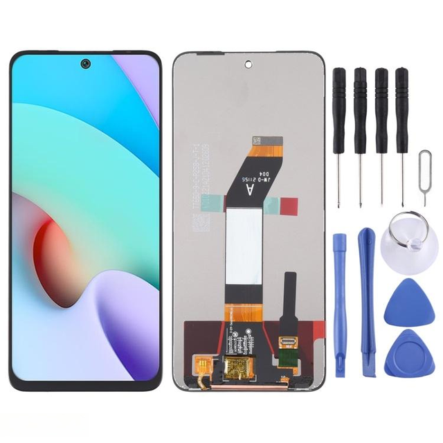 LCD Touch Screen Digitizer Full Assembly 6.5" Glass Replacement for Redmi 10 Prime Mobile Phone 3-Year Warranty