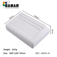 Caja de Protección para Pantalla Táctil BAHAR ENCLOSURE, Caja de Plástico para Escritorio, Caja de Plástico para Mesa, BDC 30005 / 30008