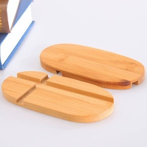 Nan Bamboo <b>Tablet</b> Pc <b>Stands</b> Adjustable Lazy Person <b>Stand</b> For Office Desk Original Color Customization In Stock - Product Image 1