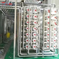 Sistema de Ósmosis Inversa Industrial, Equipo de Purificación de Agua con Bomba y Tanque de Presión, 1 Año de Garantía, Productividad de 5000L/Hora