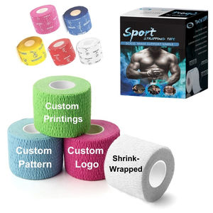 Cinta Deportiva EAB con Logotipo Personalizado, Cinta de Agarre con Gancho, Vendaje Adhesivo Elástico, Cinta Atlética <span class=keywords><strong>para</strong></span> Dedos y Pulgares <span class=keywords><strong>para</strong></span> Levantamiento de Pesas - Product Image 1