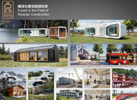 Casa Cápsula Inteligente Prefabricada Modular Portátil y Desmontable M3 Moderna de 20 pies/40 pies para Exteriores, Parques y Patios