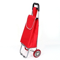 Chariot de supermarché pliable à une roue, chariot de supermarché Portable personnalisé, sac de transport de marché