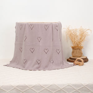 بطانية أطفال قابلة للتخصيص مصنوعة من القطن 100٪، لفافة تنفسية للرضع، غطاء سرير صيفي مخصص للمواليد الجدد - Product Image 2