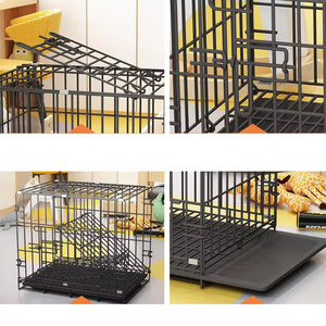 Heavy Duty Pet <strong>Cage</strong> <strong>Collapsible</strong> Dog Cat Rabbit Puppy Folding Crate for Small Dogs - Product Image 4