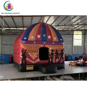 Popular Disco Dome PVC Inflable Bounce House Jumping Castle con reproductor de música Luces LED para adultos Niños enviados por mar - Product Image 2
