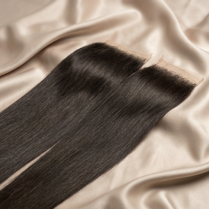Cabello Humano Vietnamita 100% Natural Negro Liso con Cierre de Encaje al por Mayor - Product Image 5