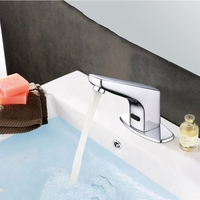 Robinet d'eau automatique sans contact avec capteur pour salle de bains Morden à prix réduit Mélangeurs de lavabo avec capteur automatique Robinet infrarouge Robinet à induction