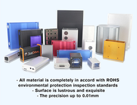 Boîtier en aluminium extrudé sur mesure pour module PCB, montage sur poteau, rack électronique, boîtier métallique pour l'électronique