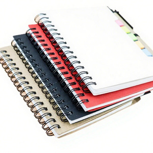 Yoカスタムピンクスパイラルノート55 * 635mm大学ブランクページ紙カバースパイラルバインディング学生学校オフィスジャーナル - Product Image 1