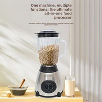 Pengolah Makanan/Jus Multifungsi Standar Eropa 5 Bilah Baja Tahan Karat 260W 1.5L Ringkas, Cocok untuk Pasar Internasional