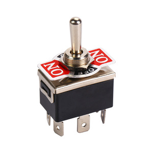 Ltjudi <b>Toggle</b> Switch Kn3c-223ap 6 Pin Spdt On Off 125V 250V Plastic Screw Terminal 22Mm Ip40 - Product Image 2