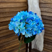 Branche d'hortensia en latex de fleurs artificielles de haute qualité pour la décoration de mariage à la maison