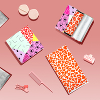 Feuilles de papier aluminium pop-up avec distributeur (500 feuilles), feuilles pré-découpées, feuilles texturées antidérapantes pour la coloration des cheveux