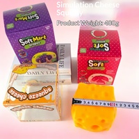 Grande jouet souple en forme de fraise en TPR, à récupération lente, anti-stress, sensoriel, cadeau pour adultes