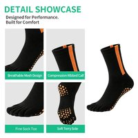 Chaussettes de football pour hommes en gros OEM – Conception personnalisée, chaussettes de sport en nylon tricoté, maintien de la cheville, propriétés anti-transpiration, revers.