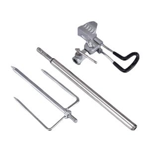 ที่ยึดปลา360ปรับได้และถอดได้พับได้อุปกรณ์ตกปลาบนชายหาดแม่น้ำบ่อน้ำทะเลสาบคันเบ็ดตกปลาพื้นดินขาตั้งกล้องสามขา - Product Image 2