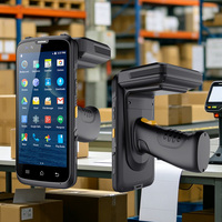 Escáner de Código de Barras Android OEM, Teléfono Móvil PDA con Impresora, Lector de Huellas Dactilares y RFID, Terminal de Recopilación de Datos y Pantalla Táctil de 5.72 Pulgadas