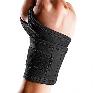 Attelle de poignet réglable pour le syndrome du canal carpien, support nocturne, fermeture auto-agrippante, en polyester et nylon, style sport et extérieur - Product Image 2