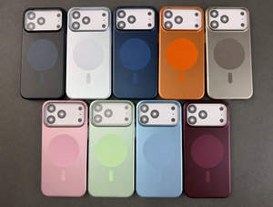 เคสโทรศัพท์แบบสายคล้องไหล่แม่เหล็ก สีพื้น TPU PC รองรับการชาร์จไร้สาย ลายดาวสีแดง สำหรับรุ่น 18 - Product Image 6