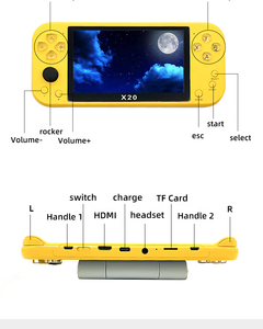 Emulador de juegos portátil Super X20, compatible con 2 controladores con cable/inalámbricos para mame/n64/fc/neogeo/sfc/nds/md, Super consola de juegos - Product Image 4