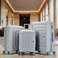 RESENA Valise PP élégante Valise en polypropylène ensemble de bagages à roulettes valise durable avec serrure TSA Maletas à la mode Equipaje