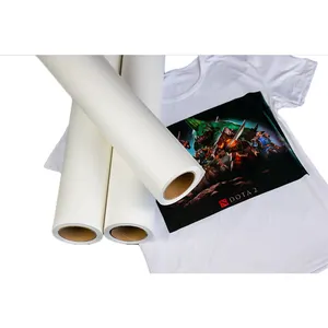 Manufacturers 44 64 Inch Sublimation Paper Roll A4 125gsm 24in Printed Sublimation Paper