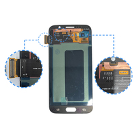Écran tactile LCD In-cell de remplacement Q.qiu pour mobile avec luminosité de 300-350 cd pour S6 5.1" Garantie 1 an