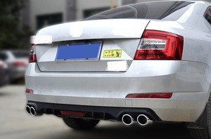 XLstyling nuovo stile diffusore paraurti posteriore accessori esterni ABS labbro posteriore auto per <span class=keywords><strong>Skoda</strong></span> <span class=keywords><strong>Octavia</strong></span> 3 2014-2017 - Product Image 3