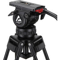 Équipement photographique MagicLine V8 Trépied professionnel pour caméra vidéo de diffusion lourde avec tête fluide pour studio de télévision
