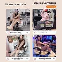 Chaises de bureau modernes en cuir pour ordinateur/e-sport - Conception ergonomique pour la maison/le bureau/la résidence universitaire - Idéales pour les étudiants