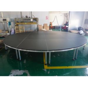 Escenario Portátil Ligero de Aluminio para Bodas en Interiores/Exteriores con Fácil Montaje y Desmontaje, Superficie Antideslizante - Product Image 4