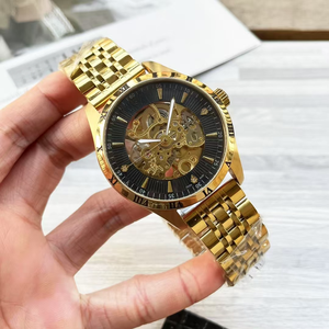 Montre mécanique de luxe pour homme en acier inoxydable de haute qualité, avec calendrier, cadran à aiguilles, design simple, pour usage professionnel, style Patek. - Product Image 6