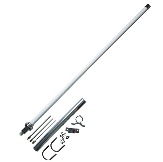 Manufactory Outdoor Fiberglass 144/430MHz Dual Band VHF Omni Base Station Communication Antennas 3.0/5.5dBi Gain 1300mm OEM/ODM