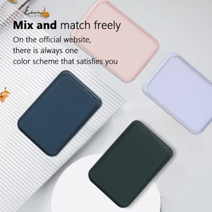 Tarjetero Magnético con Logotipo Personalizado, Funda de Cuero para Teléfono Celular, Cartera, Porta Tarjetas de Crédito para <span class=keywords><strong>iPhone</strong></span> 15 Pro 13 14 <span class=keywords><strong>12</strong></span> <span class=keywords><strong>Mini</strong></span> - Product Image 5