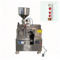Machine de remplissage et de scellage semi-automatique de tubes souples, Scelleuse de tubes à ultrasons pour pâte cosmétique, dentifrice et sauces alimentaires