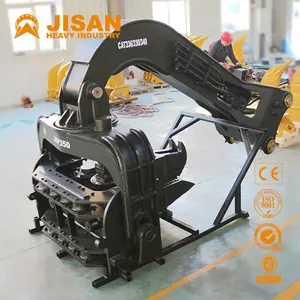 مطرقة هيدروليكية اهتزازية مثبتة على حفارة بوزن 20 طن / جهاز دق الألواح المعدنية الاهتزازي - Product Image 5