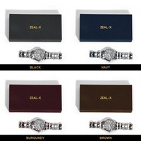Boîte d'emballage magnétique pour montre avec logo personnalisé, en carton recyclable, rigide, rectangulaire, avec doublure en velours, pour bijoux et cadeaux