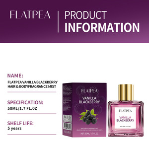 Perfume en Spray sin Alcohol con Aroma Floral de Mora, 50 ml - Fragancia de Larga Duración - Product Image 5